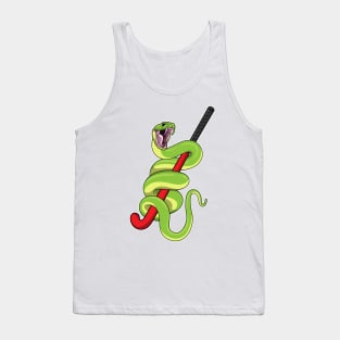 Snake Hockey Hockey bat Tank Top